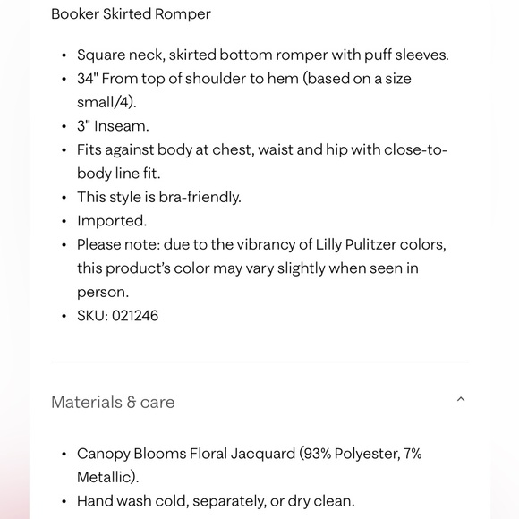 NWT Lilly Pulitzer Booker Skirted Romper - Picture 7 of 7